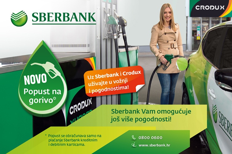 Sberbank i Crodux pogodnosti